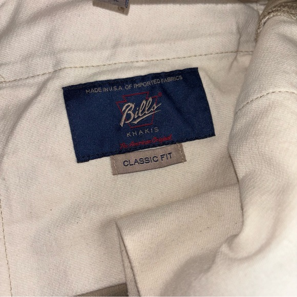 Bills Khakis Mens 36 Classic Fit Tan Chino Pants Made USA - Picture 6 of 14